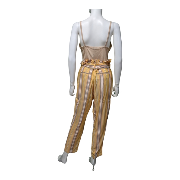 SOHO A New York & Co. Belted Paper Bag Pants Multi M - Picture 5 of 9